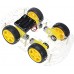 4WD Robot Smart Car Chassis Kits car with Speed Encoder 